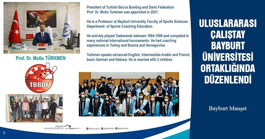 Uluslararası Çalıştay Bayburt Üniversitesi Ortaklığında Düzenlendi