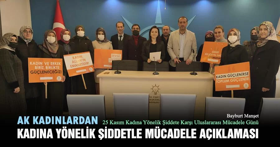 AK Kadınlardan, Kadına Yönelik Şiddetle Mücadele Açıklaması