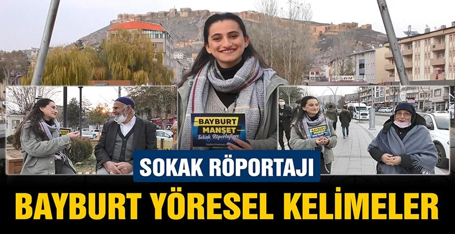 Bayburt Yöresel Kelimeler, Sokak Röportajları