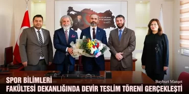 Spor Bilimleri Fakültesi Dekanlığında Devir Teslim Töreni Gerçekleşti