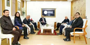 Avrasya, Erzincan Binali Yıldırım ve Gümüşhane Üniversiteleri Rektörlerinden Rektör Türkmen'e Ziyaret