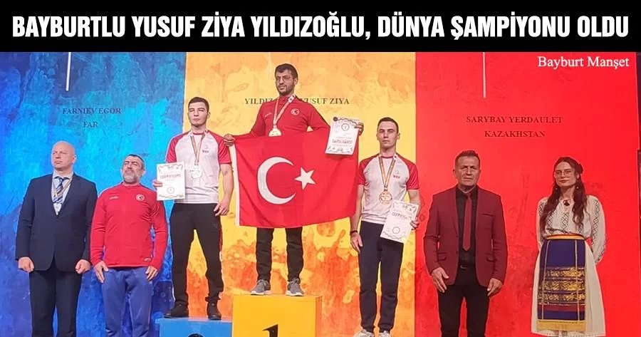 Bayburtlu Yusuf Ziya Yıldızoğlu, Dünya Şampiyonu Oldu