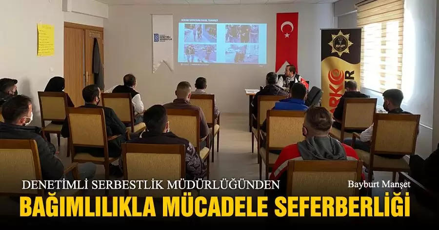 Denetimli Serbestlik Müdürlüğünden Bağımlılıkla Mücadele Seferberliği