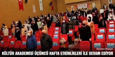 Kültür Akademisi Üçüncü Hafta Etkinlikleri ile Devam Ediyor
