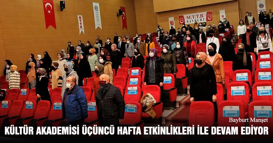 Kültür Akademisi Üçüncü Hafta Etkinlikleri ile Devam Ediyor