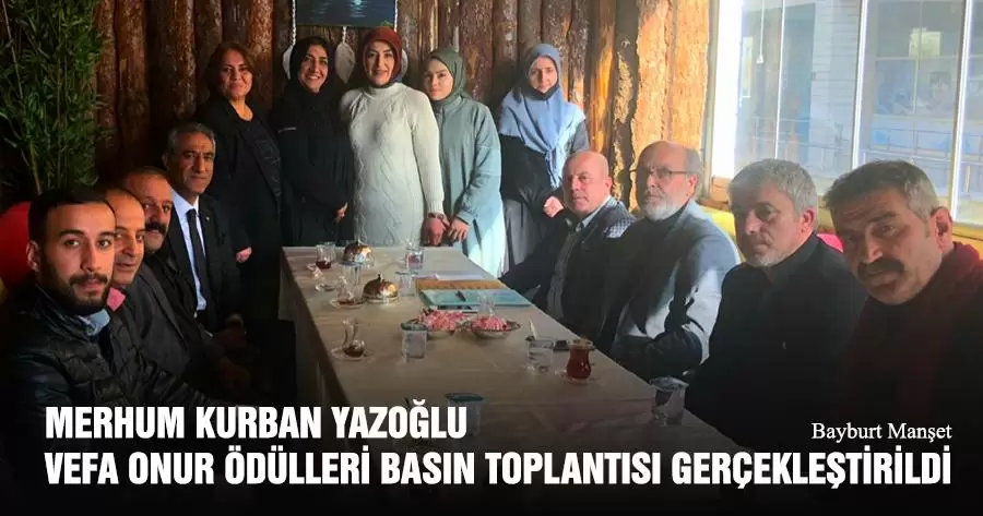 Merhum Kurban Yazoğlu Vefa Onur Ödülleri Basın Toplantısı Gerçekleştirildi