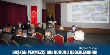 Başkan Pekmezci Bin Gününü Değerlendirdi