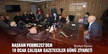 Başkan Pekmezci’den 10 Ocak Çalışan Gazeteciler Günü Ziyareti