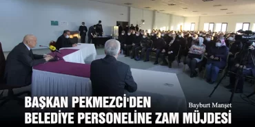 Başkan Pekmezci'den Belediye Personeline Zam Müjdesi