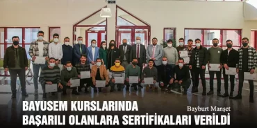 BAYUSEM Kurslarında Başarılı Olanlara Sertifikaları Verildi