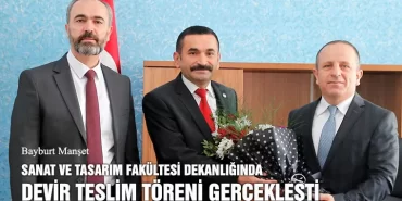 Sanat ve Tasarım Fakültesi Dekanlığında Devir Teslim Töreni Gerçekleşti