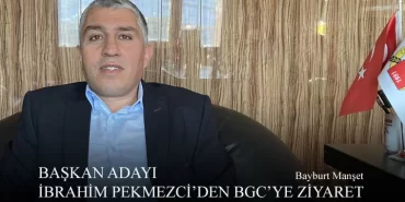 Başkan Adayı İbrahim Pekmezci’den BGC’ye Ziyaret 
