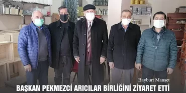 Başkan Pekmezci Arıcılar Birliğini Ziyaret Etti