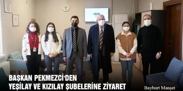 Başkan Pekmezci'den Yeşilay ve Kızılay Şubelerine Ziyaret