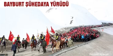 Bayburt Şühedaya Yürüdü