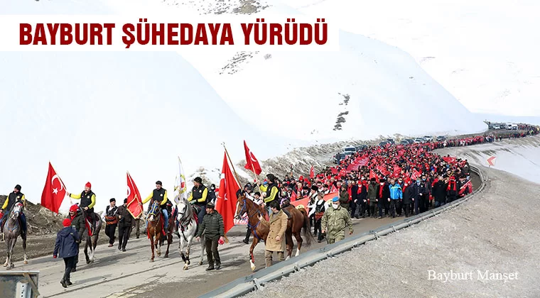 Bayburt Şühedaya Yürüdü