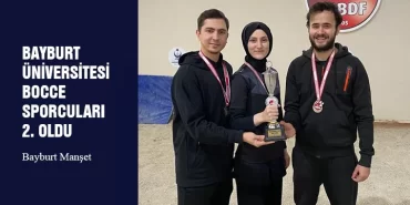 Bayburt Üniversitesi Bocce Sporcuları 2. oldu