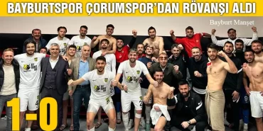 Bayburtspor Çorumspor’dan Rövanşı Aldı