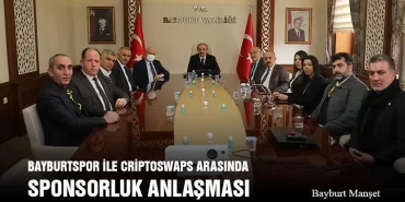 Bayburtspor İle Criptoswaps Arasında Sponsorluk Anlaşması