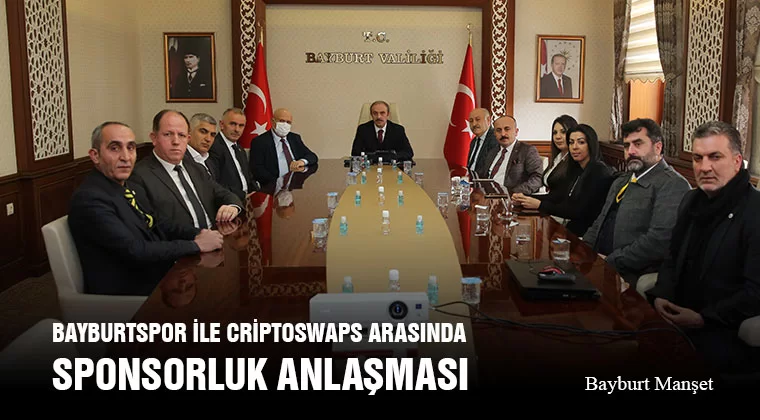 Bayburtspor İle Criptoswaps Arasında Sponsorluk Anlaşması