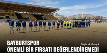 Bayburtspor Önemli Bir Fırsatı Değerlendiremedi, Kendi Sahasında 2- 0 Yenildi