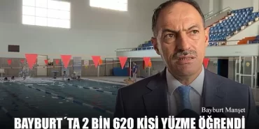Bayburt´ta 2 Bin 620 Kişi Yüzme Öğrendi