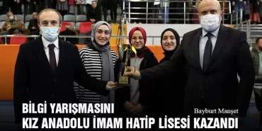 Bilgi Yarışmasını Kız Anadolu İmam Hatip Lisesi Kazandı