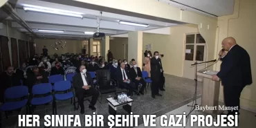 Her Sınıfa Bir Şehit ve Gazi Projesinin Tanıtımı Yapıldı