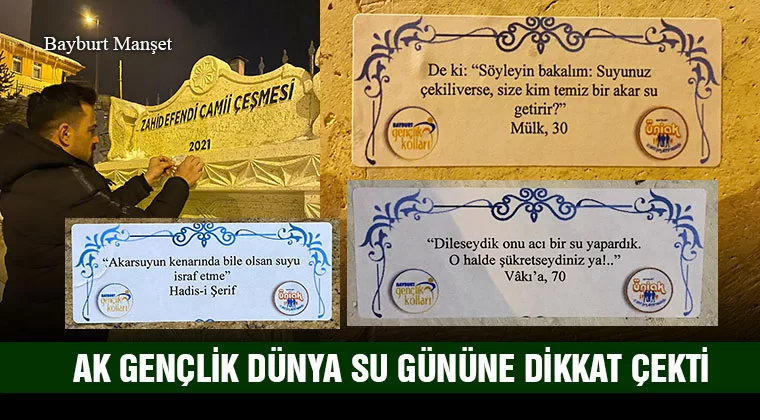 Bayburt AK Gençlik Dünya Su Gününe Dikkat Çekti