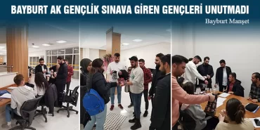 Bayburt AK Gençlik Sınava Giren Gençleri Unutmadı