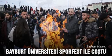 Bayburt Üniversitesinde Sporfest Renkli Görüntülere Sahne Oldu