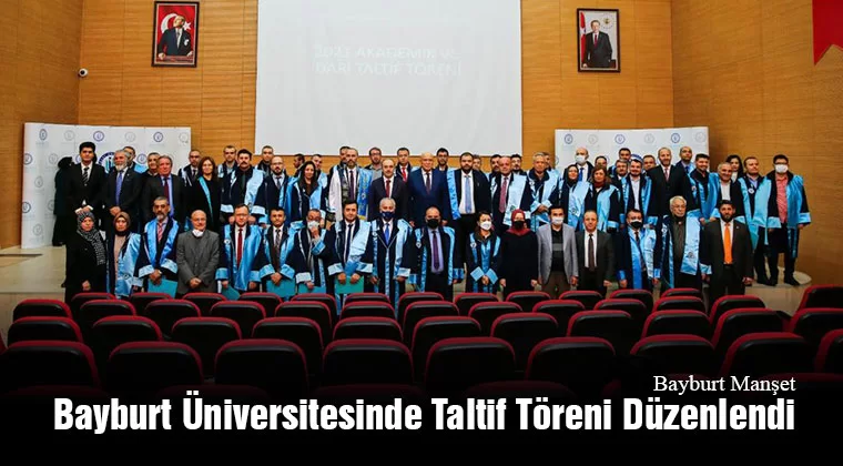 Bayburt Üniversitesinde Taltif Töreni Düzenlendi