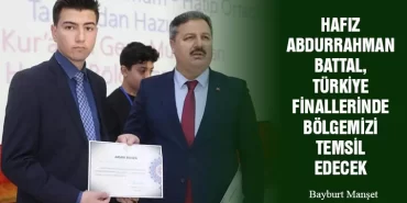 Hafız Abdurrahman Battal, Türkiye Finallerinde Bölgemizi Temsil Edecek