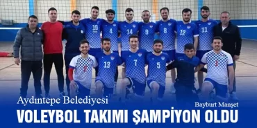 Aydıntepe Belediyesi Voleybol Takımı Şampiyon Oldu