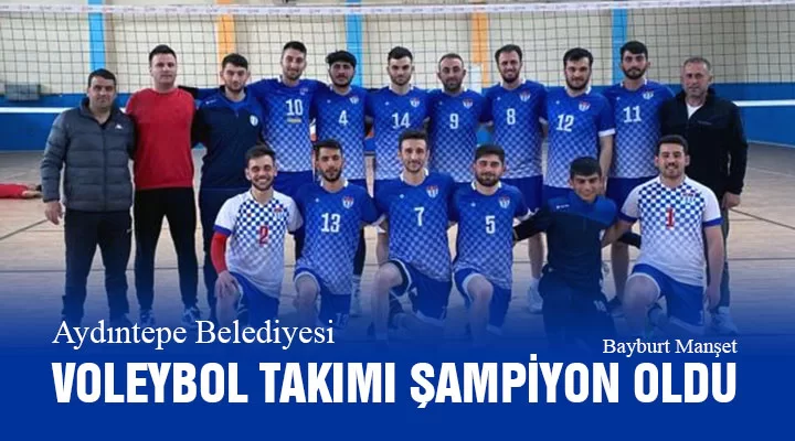 Aydıntepe Belediyesi Voleybol Takımı Şampiyon Oldu