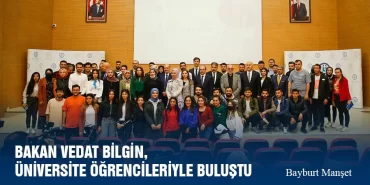Bakan Vedat Bilgin, Üniversite Öğrencileriyle Buluştu