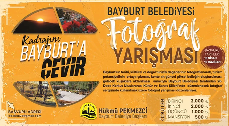 Kadrajını Bayburt’a Çevir Temalı Fotoğraf Yarışması