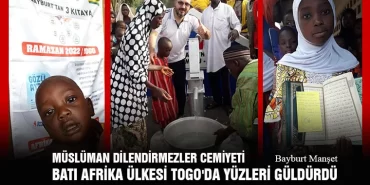 Müslüman Dilendirmezler Cemiyeti Batı Afrika Ülkesi TOGO'da Yüzleri Güldürdü