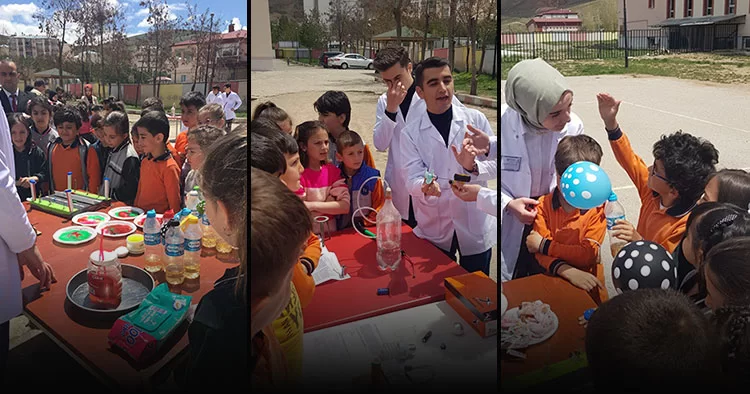 Bayburt Kaleardı 75. Yıl İlkokulunda Bilim Şenliği Yapıldı