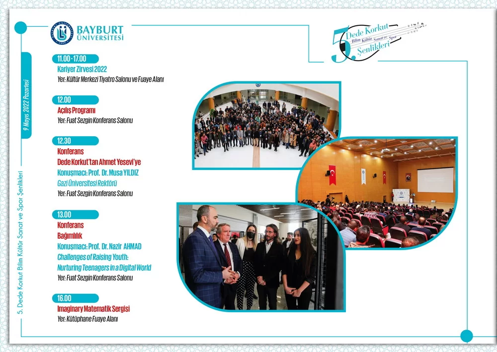 Bayburt Üniversitesi 5. Dede Korkut Şenlikleri Programı Belli Oldu