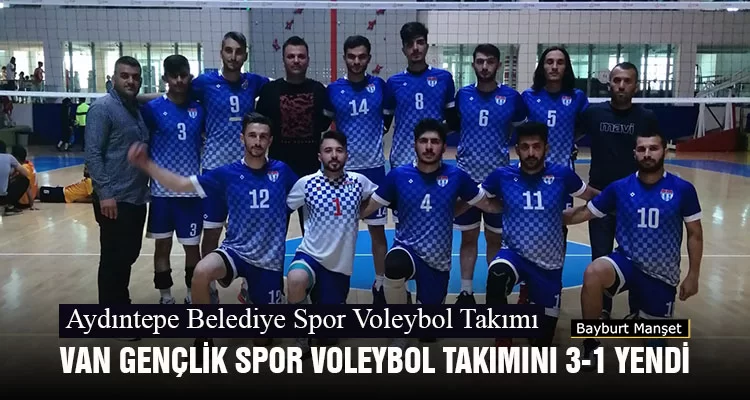 Aydıntepe Belediye Spor Voleybol Takımı Van Gençlik Spor Voleybol Takımını 3-1 Yendi