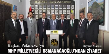 Başkan Pekmezci’ye MHP Milletvekili Tamer Osmanağaoğlu’ndan Ziyaret