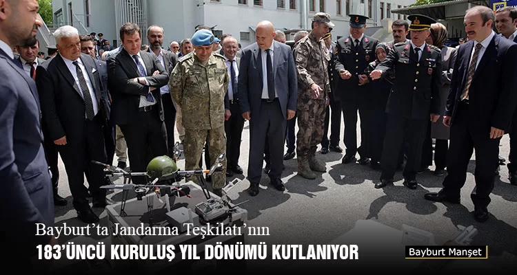 Bayburt’ta Jandarma Teşkilatı’nın 183’üncü Kuruluş Yıl Dönümü Kutlanıyor