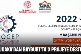 KUDAKA’dan Bayburt’ta 3 Projeye Destek