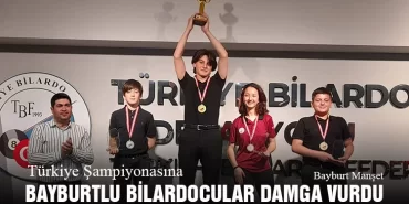 Türkiye Şampiyonasına Bayburtlu Bilardocular Damga Vurdu