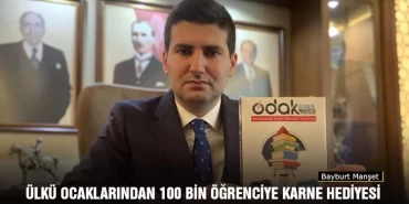 Ülkü Ocaklarından 100 Bin Öğrenciye Karne Hediyesi