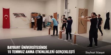Bayburt Üniversitesinde 15 Temmuz Anma Etkinlikleri Gerçekleşti