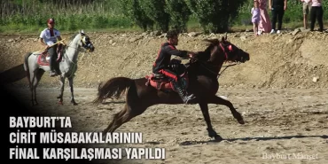 Bayburt’ta Cirit Müsabakalarının Final Karşılaşması Yapıldı