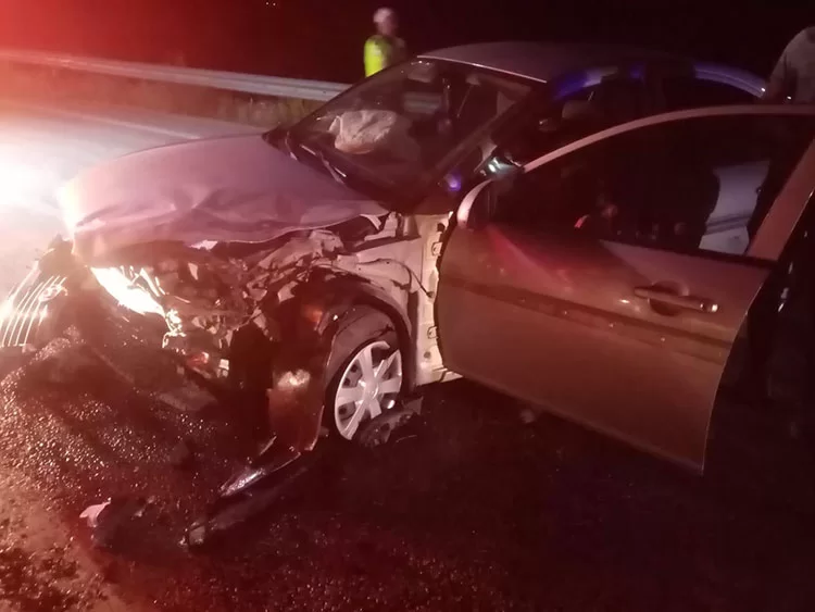 Bayburt'ta Trafik Kazası, 8 Yaralı