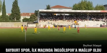 Bayburt Spor, İlk Maçında İnegölspor’a Mağlup Oldu